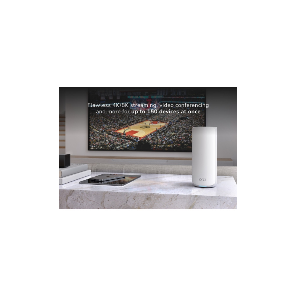 Produktbild för NETGEAR Orbi 870 Series RBE873 - Wifi-system - Wi-Fi 7 - skrivbordsmodell