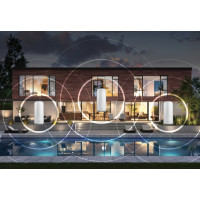 Produktbild för NETGEAR Orbi 870 Series RBE870 - Wifi-system - Wi-Fi 7 - skrivbordsmodell