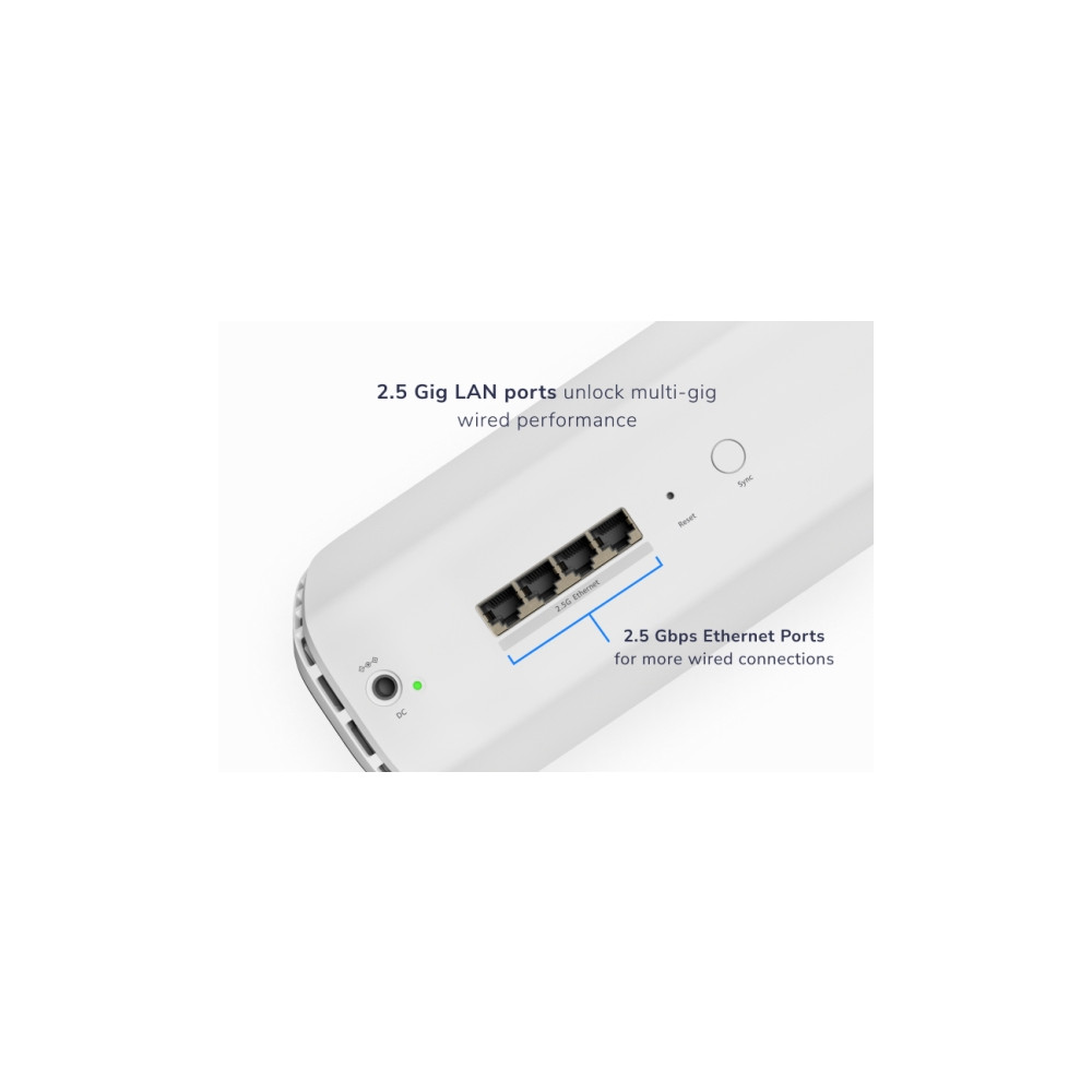 Produktbild för NETGEAR Orbi 870 Series RBE870 - Wifi-system - Wi-Fi 7 - skrivbordsmodell