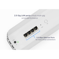 Produktbild för NETGEAR Orbi 870 Series RBE870 - Wifi-system - Wi-Fi 7 - skrivbordsmodell