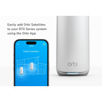 Produktbild för NETGEAR Orbi 870 Series RBE870 - Wifi-system - Wi-Fi 7 - skrivbordsmodell