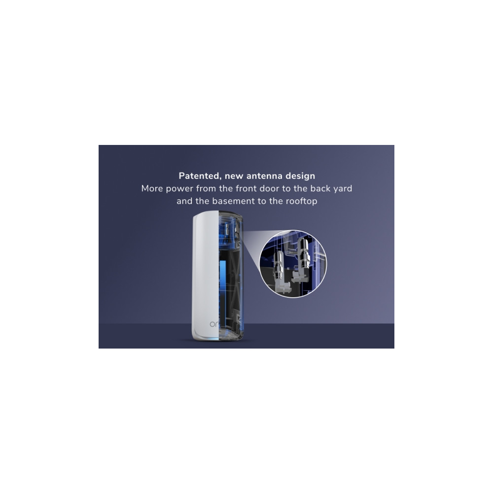 Produktbild för NETGEAR Orbi 870 Series RBE872 - Wifi-system - Wi-Fi 7 - skrivbordsmodell