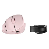 Produktbild för HP 725M - mus - 21° semi-vertikal lutning - Bluetooth, 2.4 GHz - svart
