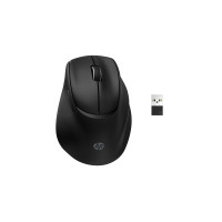 Produktbild för HP 725M - mus - 21° semi-vertikal lutning - Bluetooth, 2.4 GHz - svart