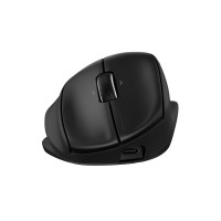 Produktbild för HP 725M - mus - 21° semi-vertikal lutning - Bluetooth, 2.4 GHz - svart