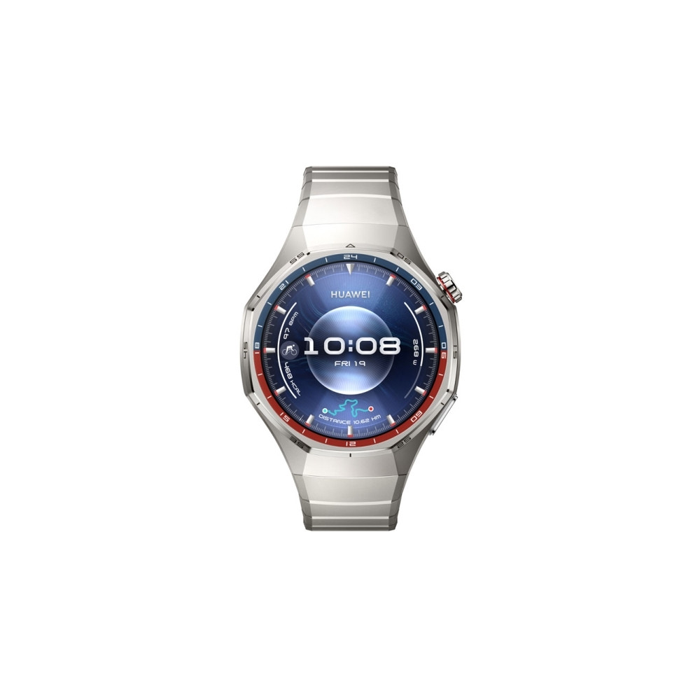 Produktbild för Huawei Watch GT 6 Pro - titanium alloy - smart klocka med rem - silver - silver