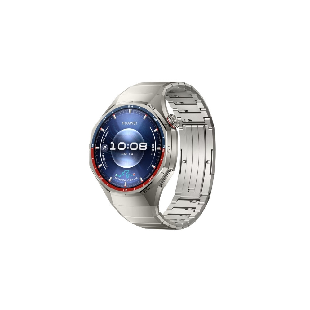 Produktbild för Huawei Watch GT 6 Pro - titanium alloy - smart klocka med rem - silver - silver
