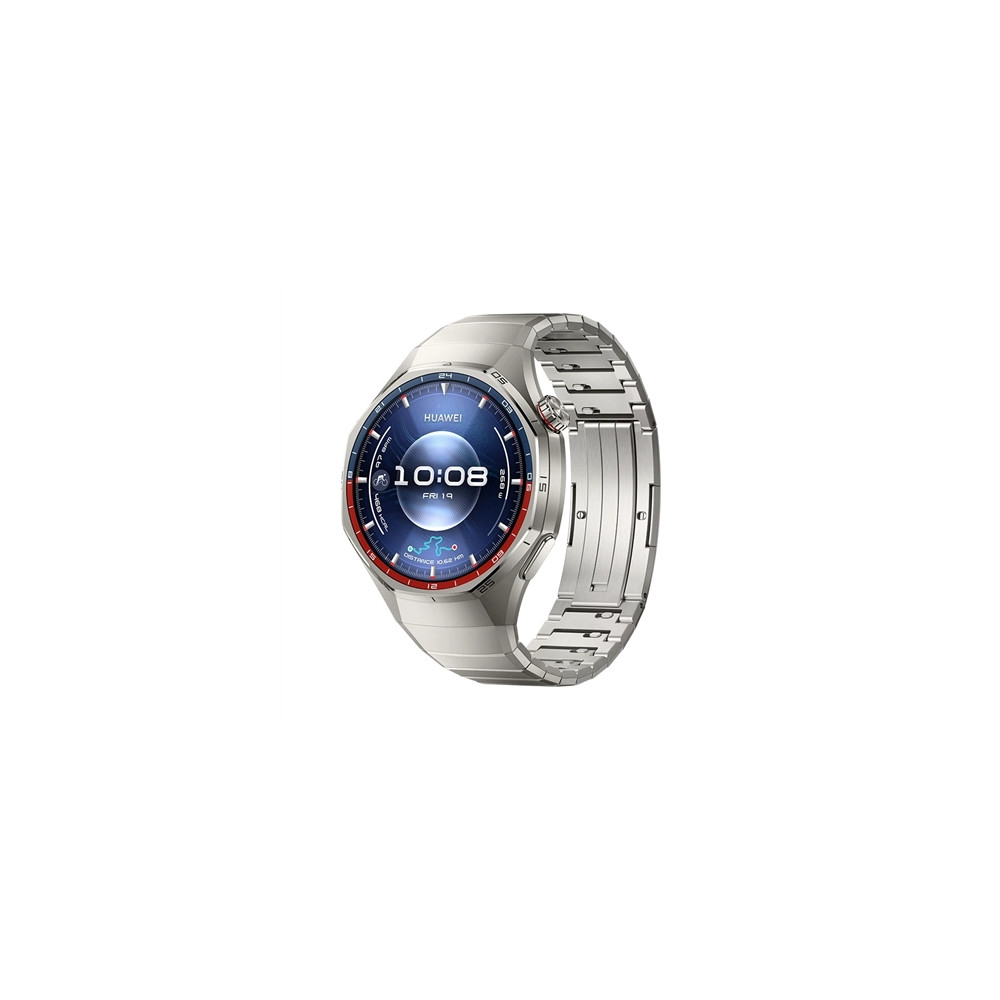 Produktbild för Huawei Watch GT 6 Pro - titanium alloy - smart klocka med rem - silver - silver