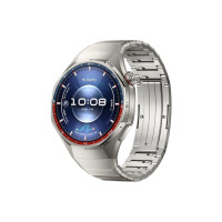 Produktbild för Huawei Watch GT 6 Pro - titanium alloy - smart klocka med rem - silver - silver