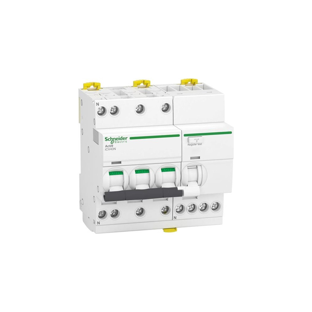 Produktbild för SCHNEIDER ELECTRIC Kombinationsbrytare RCBO 16A 300mA C-kara...
