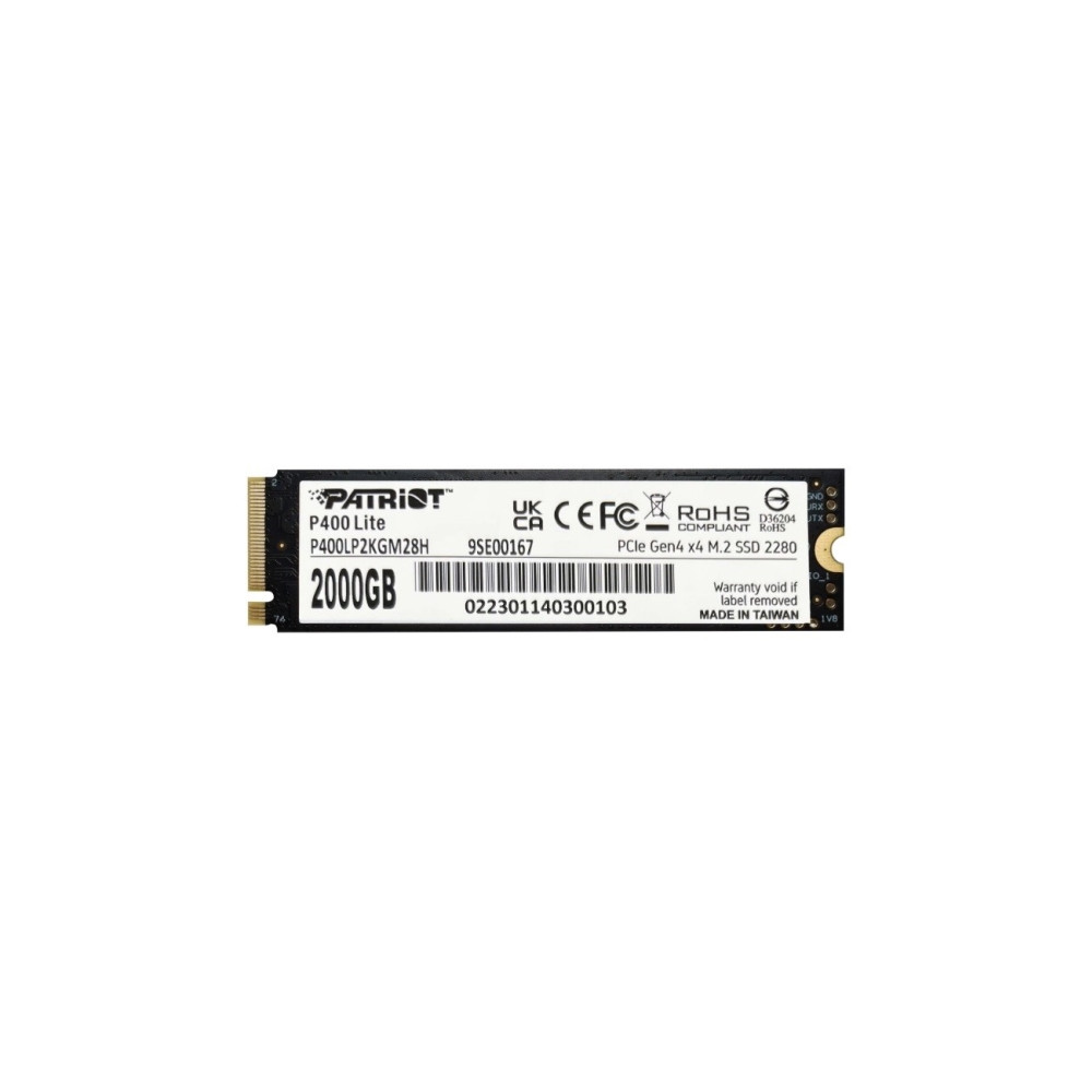 Produktbild för Patriot P400 Lite - SSD - 2 TB - PCIe 4.0 x4 (NVMe)