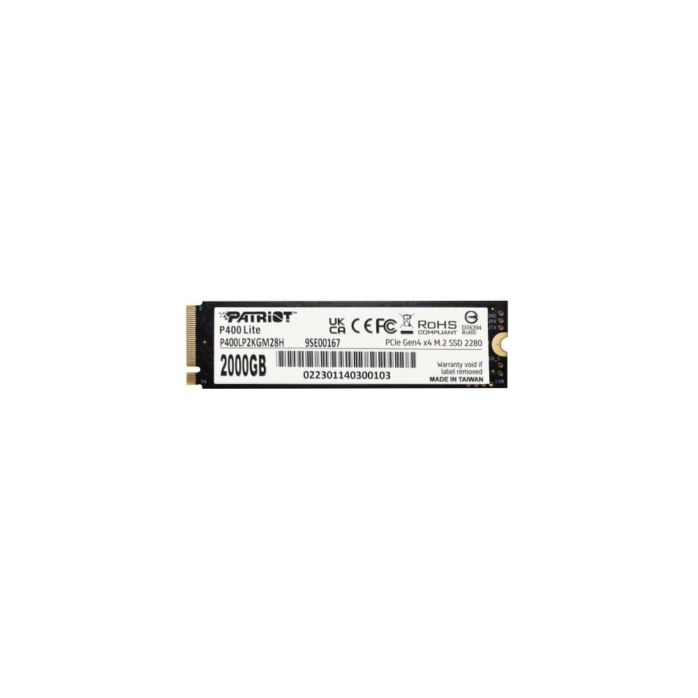 Produktbild för Patriot P400 Lite - SSD - 2 TB - PCIe 4.0 x4 (NVMe)