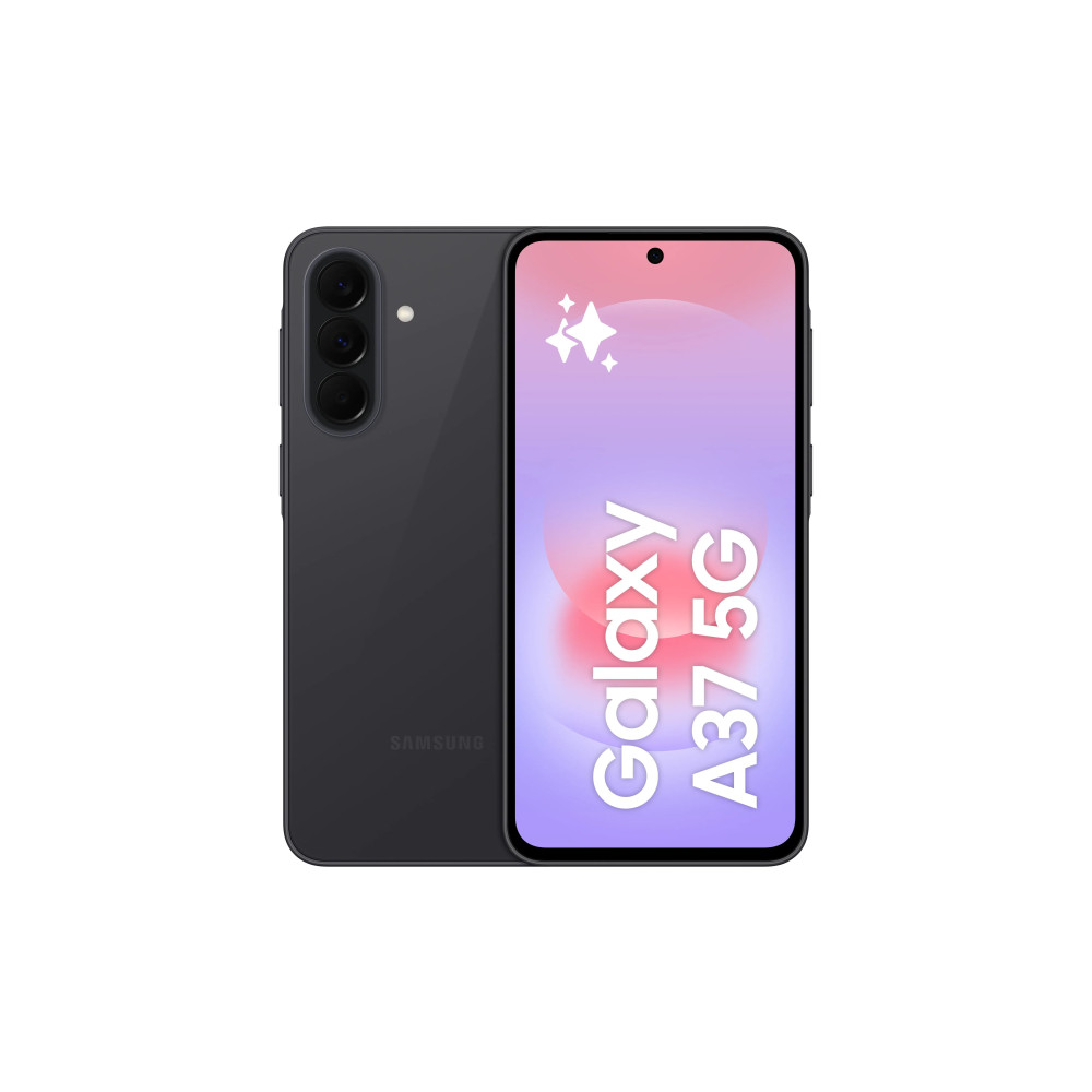 Produktbild för Samsung Galaxy A37 - awesome charcoal - 5G pekskärmsmobil - 128 GB - GSM