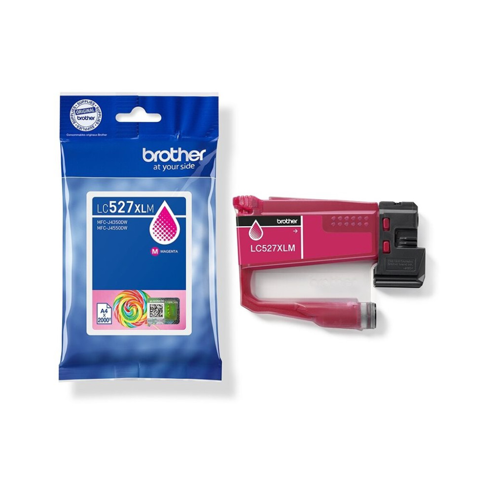 Produktbild för Brother LC527XLM - Lång livslängd - magenta - original - bläckpatron