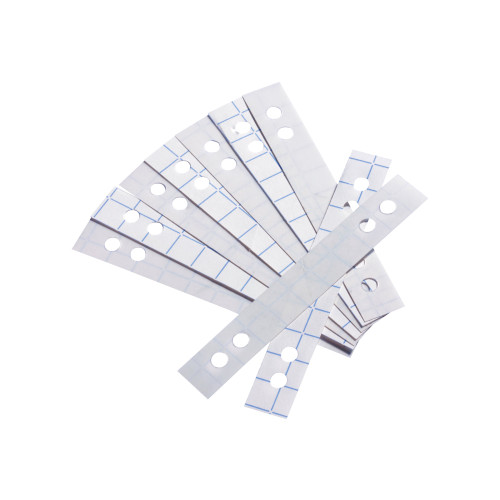 DURABLE Hunke & Jochheim DURABLE - förstärkt remsa - transparent (paket om 50)
