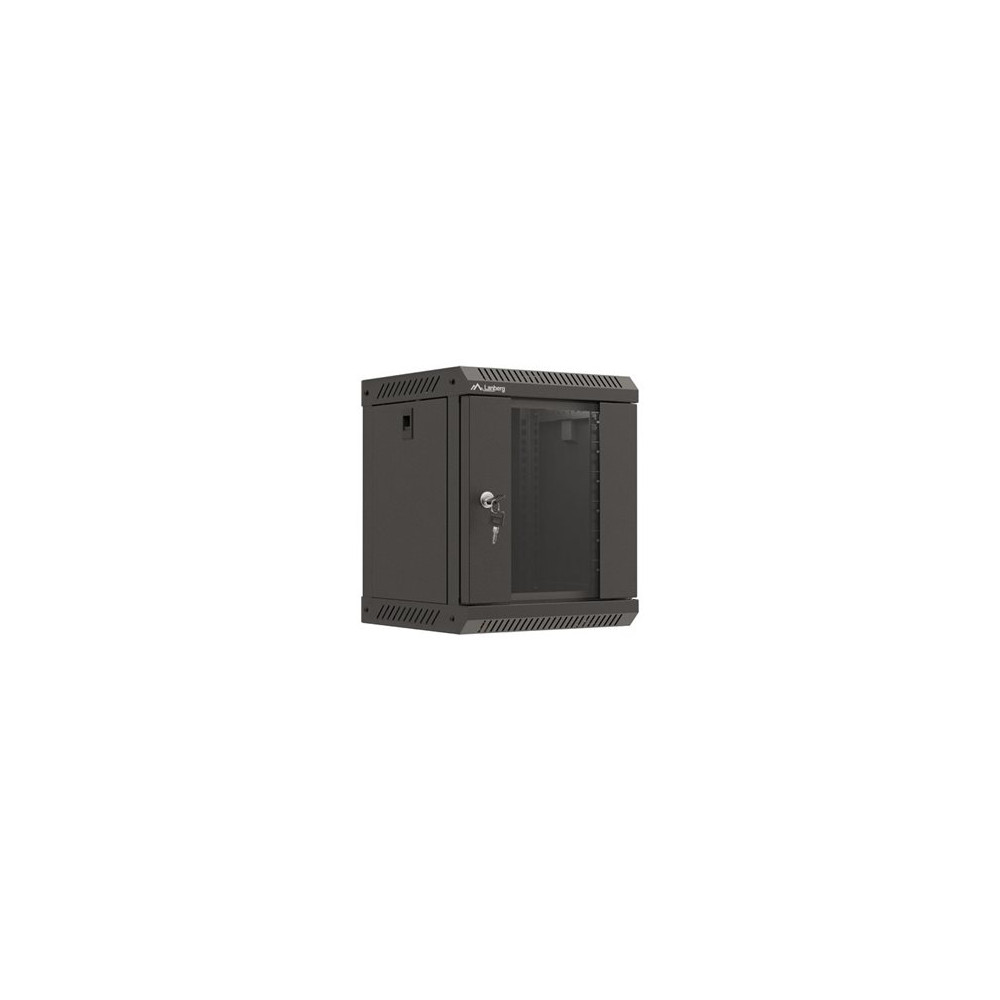 Produktbild för Lanberg WF11 Series - rack - 300 x 300, med glasdörr, levereras i platt paket - 6U