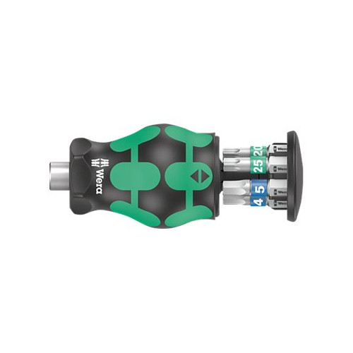 Wera Wera Kraftform Kompakt Stubby Magazin 3 - screwdriver handle with bit set - 6 delar