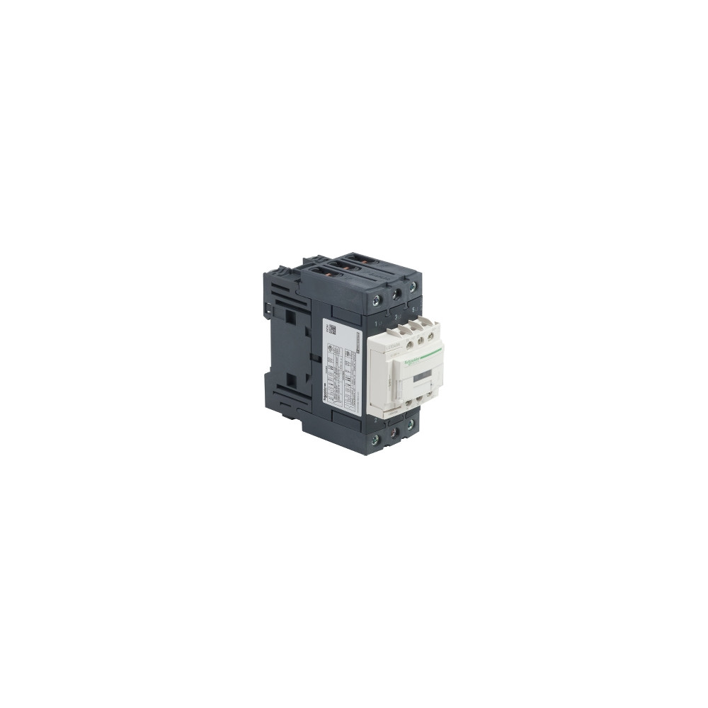 Produktbild för SCHNEIDER ELECTRIC Contactor 18,5kW, 400V AC, 40A vid AC3, 3...