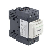 Produktbild för SCHNEIDER ELECTRIC Contactor 18,5kW, 400V AC, 40A vid AC3, 3...