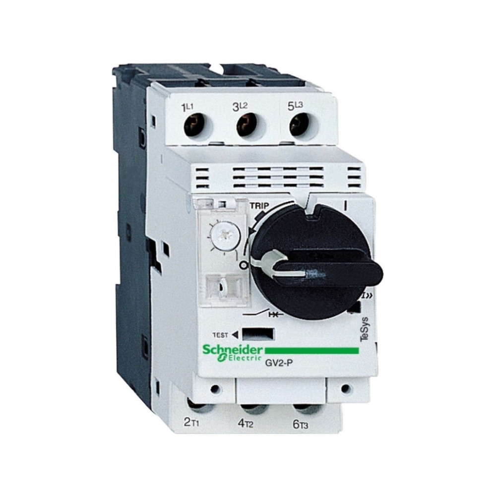 Produktbild för SCHNEIDER ELECTRIC Manuellt motorskydd TypGV2-P 3-poligt ins...