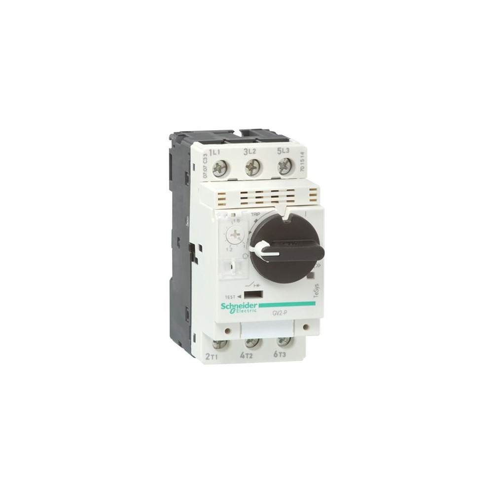 Produktbild för SCHNEIDER ELECTRIC Manuellt motorskydd TypGV2-P 3-poligt ins...
