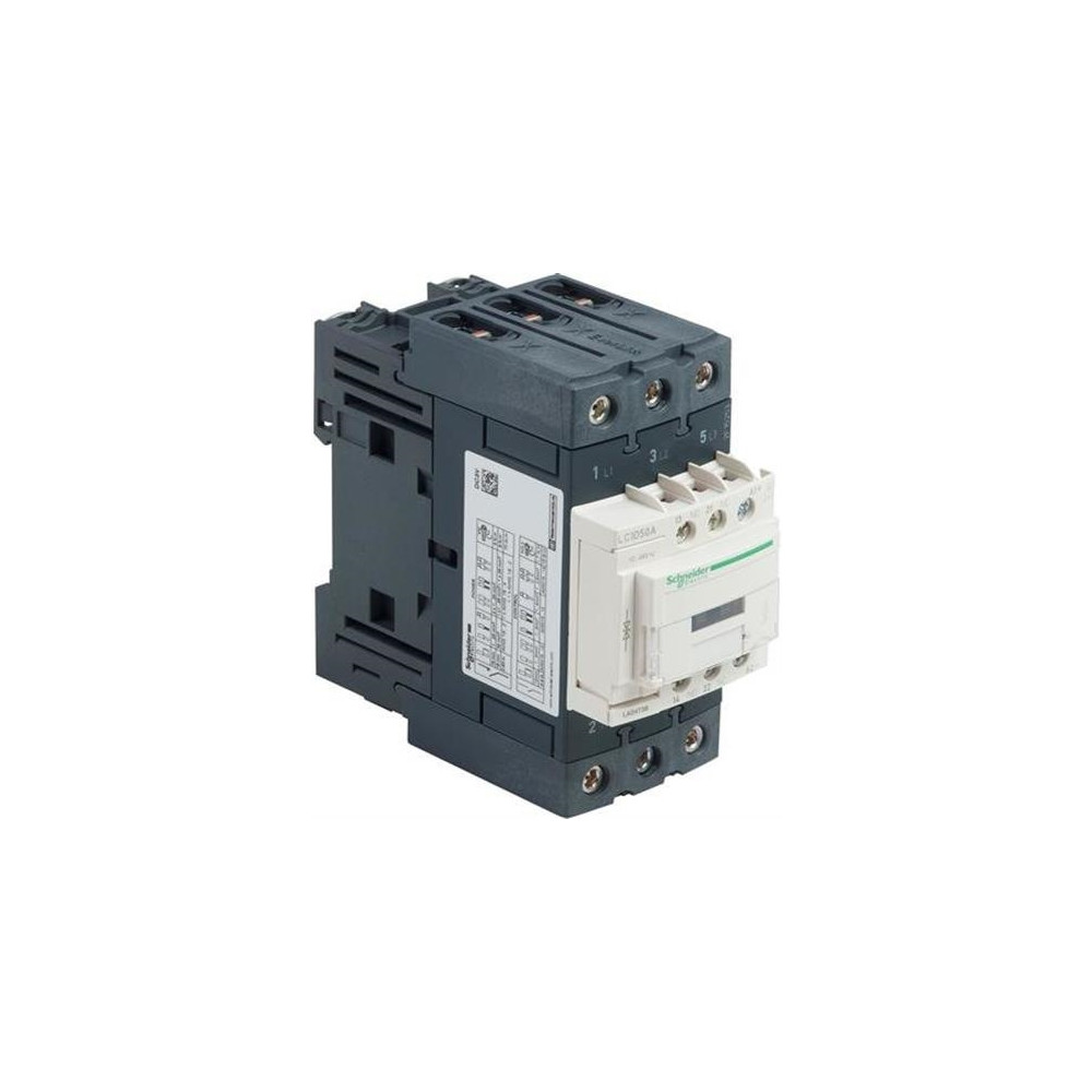 Produktbild för SCHNEIDER ELECTRIC Contactor 22kW, 400V AC, 50A vid AC3,3 po...
