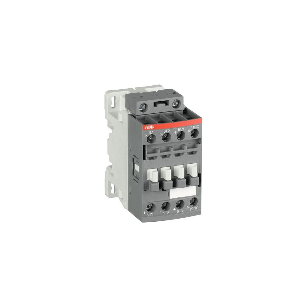 Produktbild för ABB kontaktor 4KW, 400V AC, 9A vid AC3, 3 poler, styrspännin...