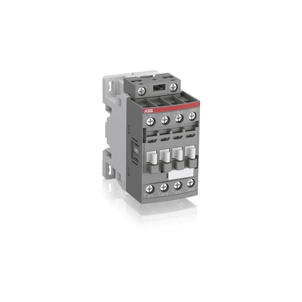 Produktbild för ABB kontaktor 4KW, 400V AC, 9A vid AC3, 3 poler, styrspännin...