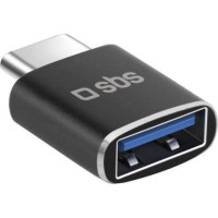 Produktbild för SBS TEADAPTTCUSB Kabeladapter USB-C USB-A Svart (TEADAPTTCUS...