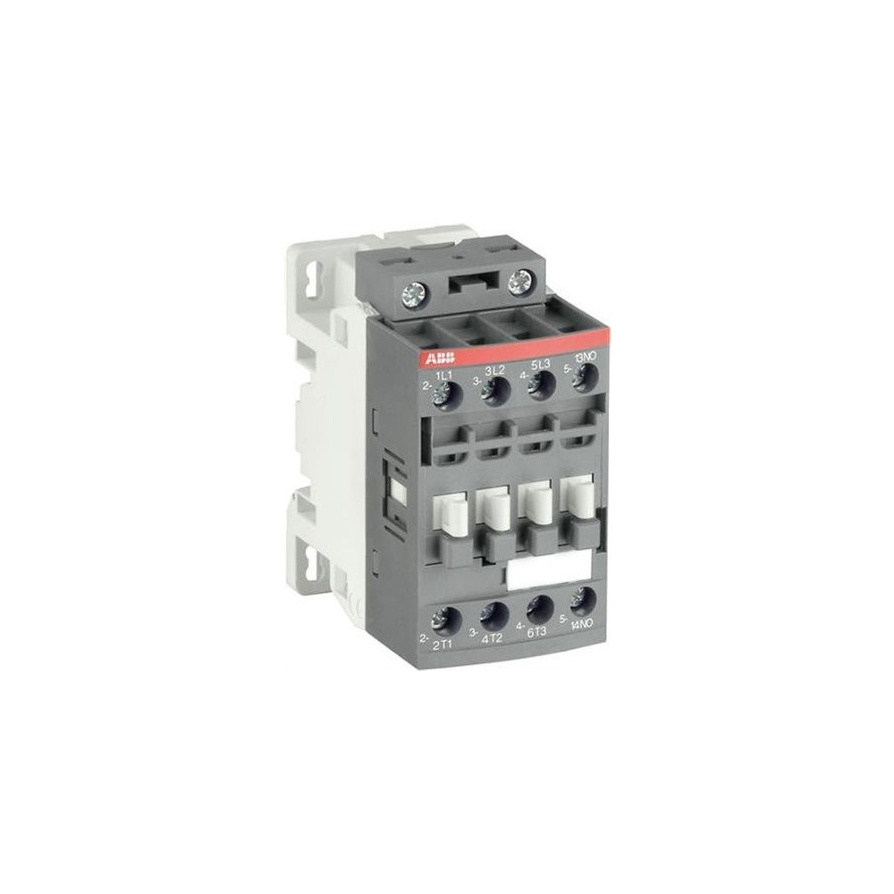 Produktbild för Kontaktor 3-polig 4kW, 400V AC, styrspänning 100-250V AC/DC,...