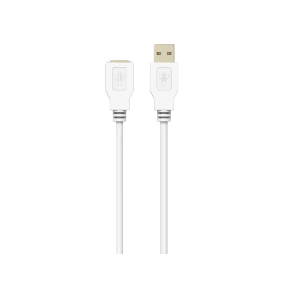 Produktbild för Sinox SOC04305, 5 m, USB A, USB A, USB 2.0, 0,48 Gbit/s, Vit