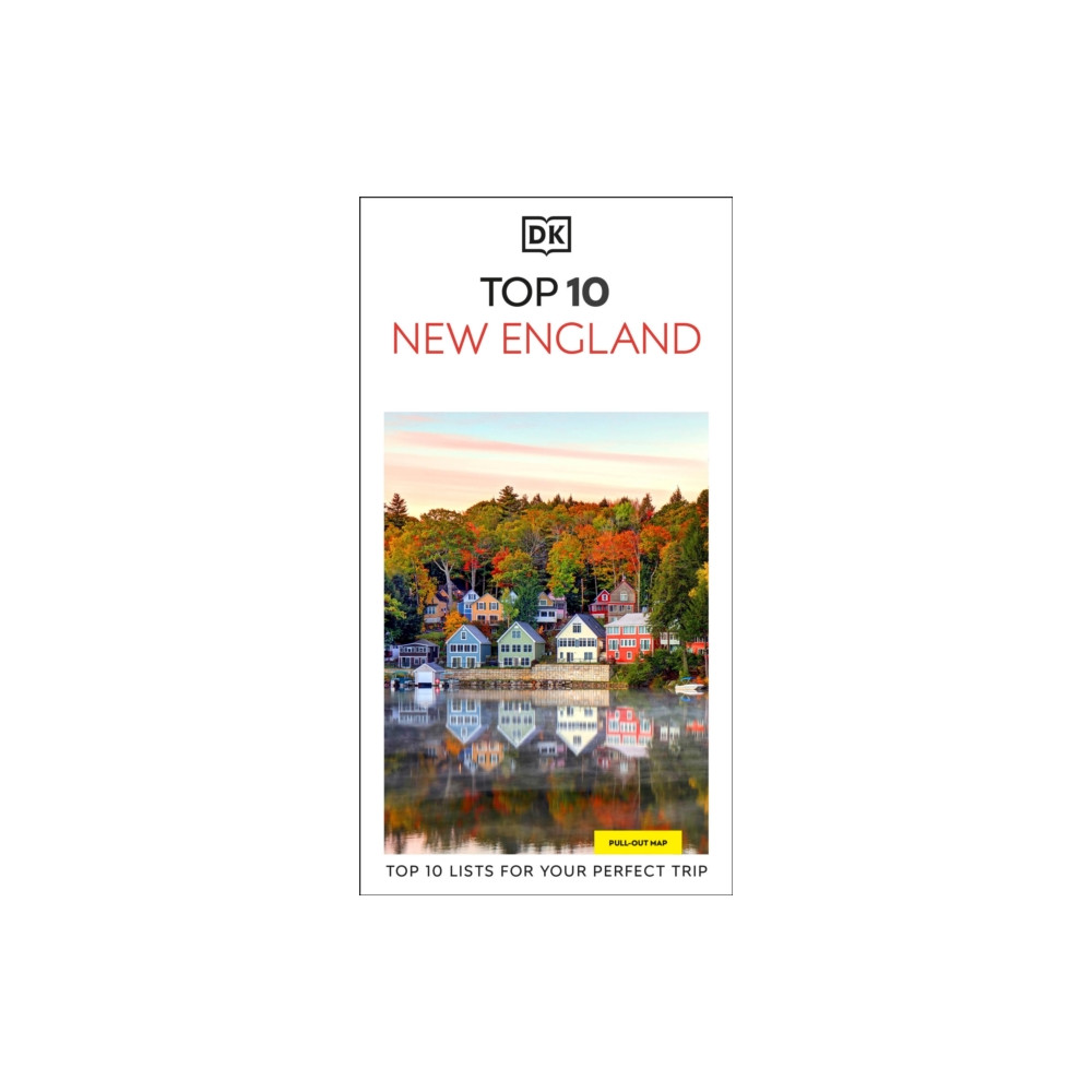Produktbild för DK Top 10 New England (häftad, eng)