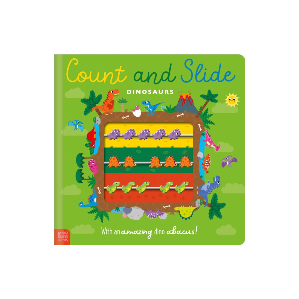 Produktbild för Count and Slide Dinosaurs (bok, board book, eng)