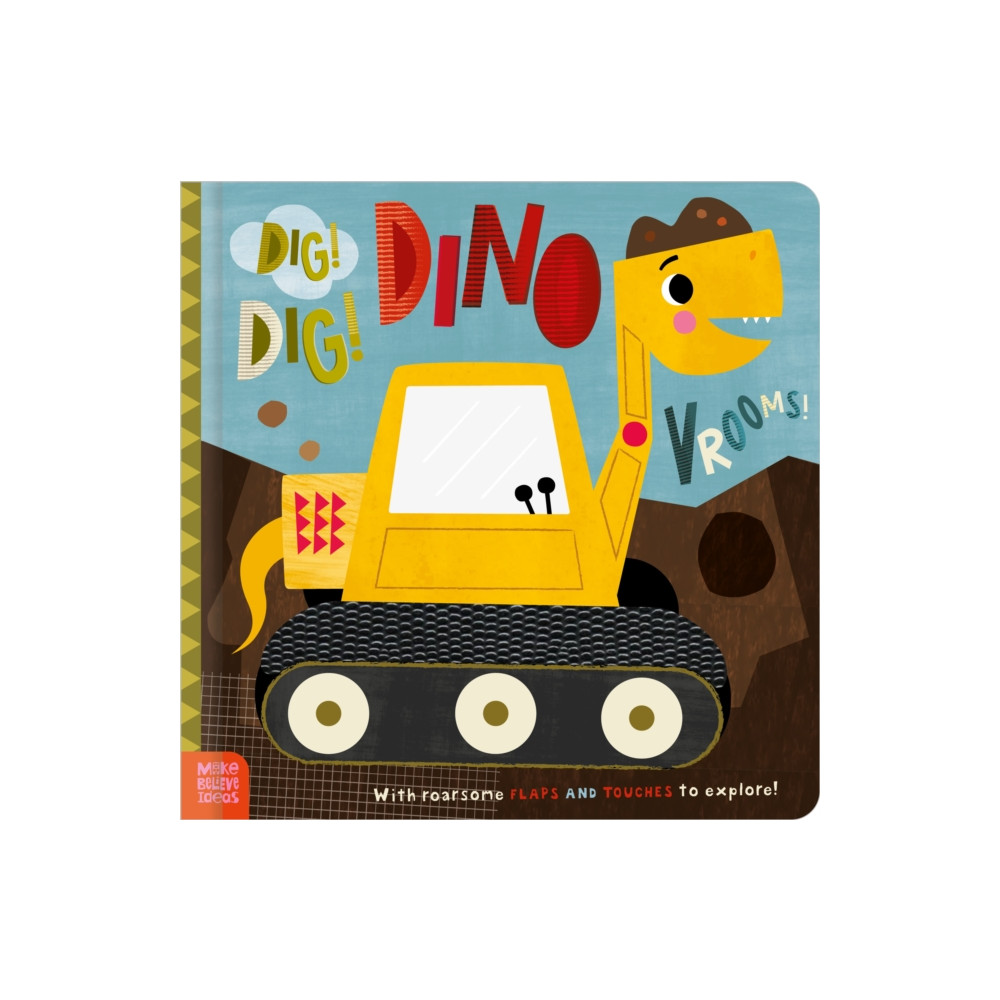 Produktbild för Dig! Dig! DinoVrooms! (bok, board book, eng)