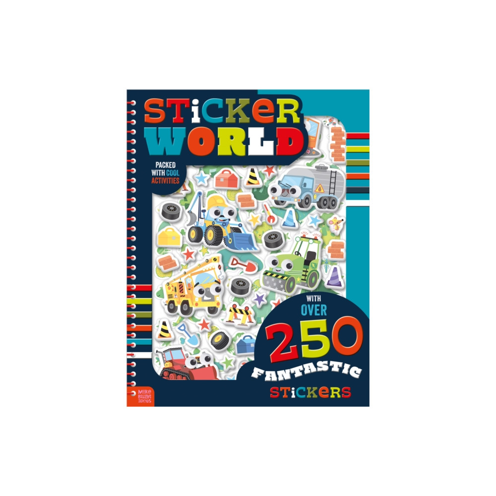 Produktbild för Sticker World Activity Book (bok, spiral, eng)