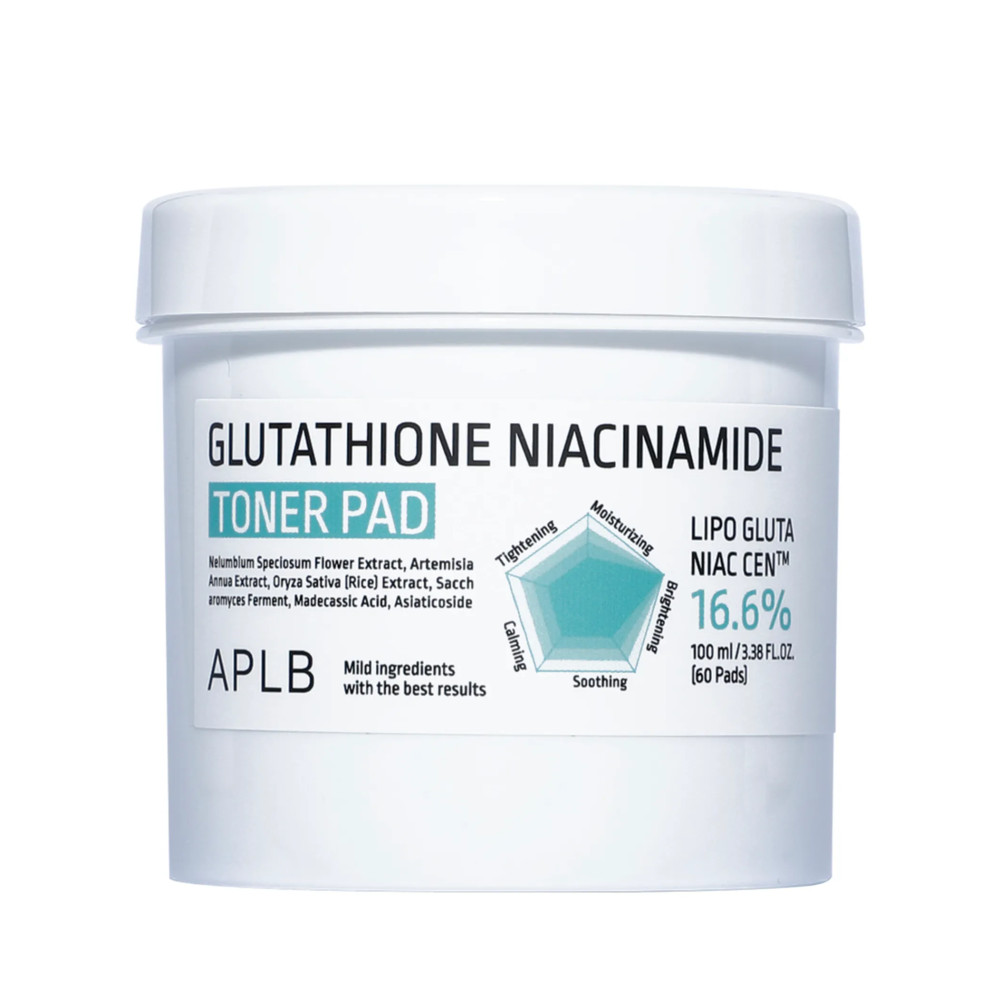 Produktbild för APLB Glutathione Niacinamide Toner Pad 60 / 100ks/ml