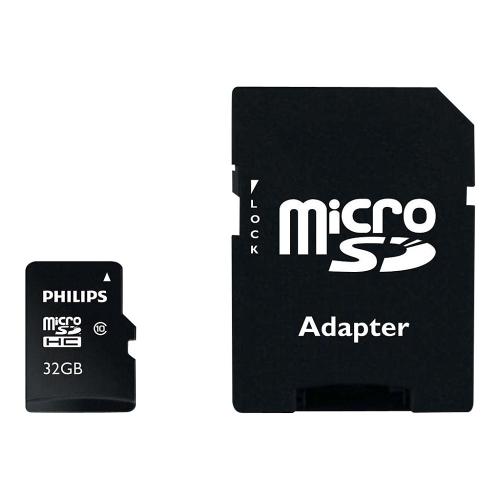 Produktbild för Philips FM32MP45B - flash-minneskort - 32 GB - microSDHC UHS-I