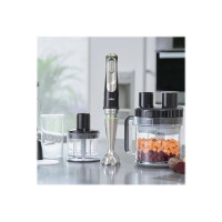 Produktbild för Braun Multiquick 9 MQ 9195XLI - handmixer - premiumsvart/borstat rostfritt stål