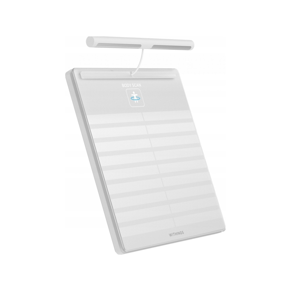 Produktbild för Withings Body Scan, Elektronisk personvåg, 200 kg, 50 g, Vit...