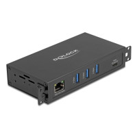 Produktbild för Delock - hubb - RJ45, 1.5 kV isolation - 3 portar