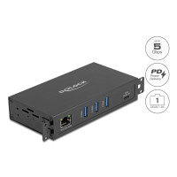 Produktbild för Delock - hubb - RJ45, 1.5 kV isolation - 3 portar