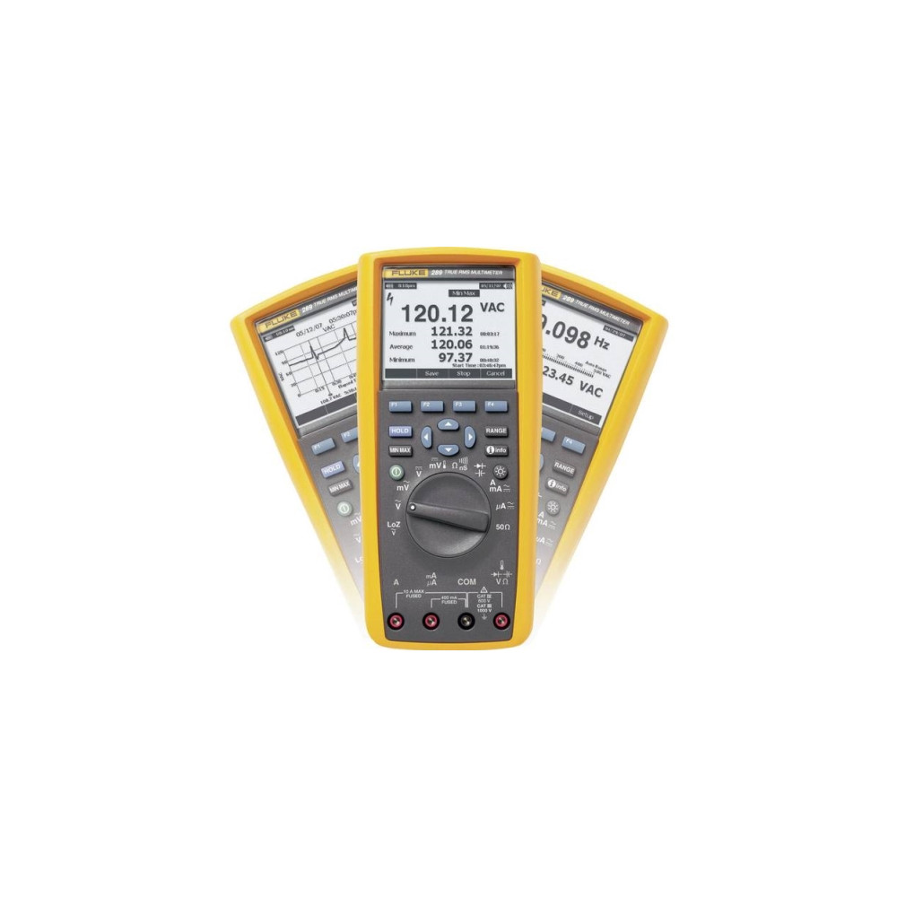 Produktbild för Fluke 3947801 Hand-multimeter digital Grafik-display, Datalo...