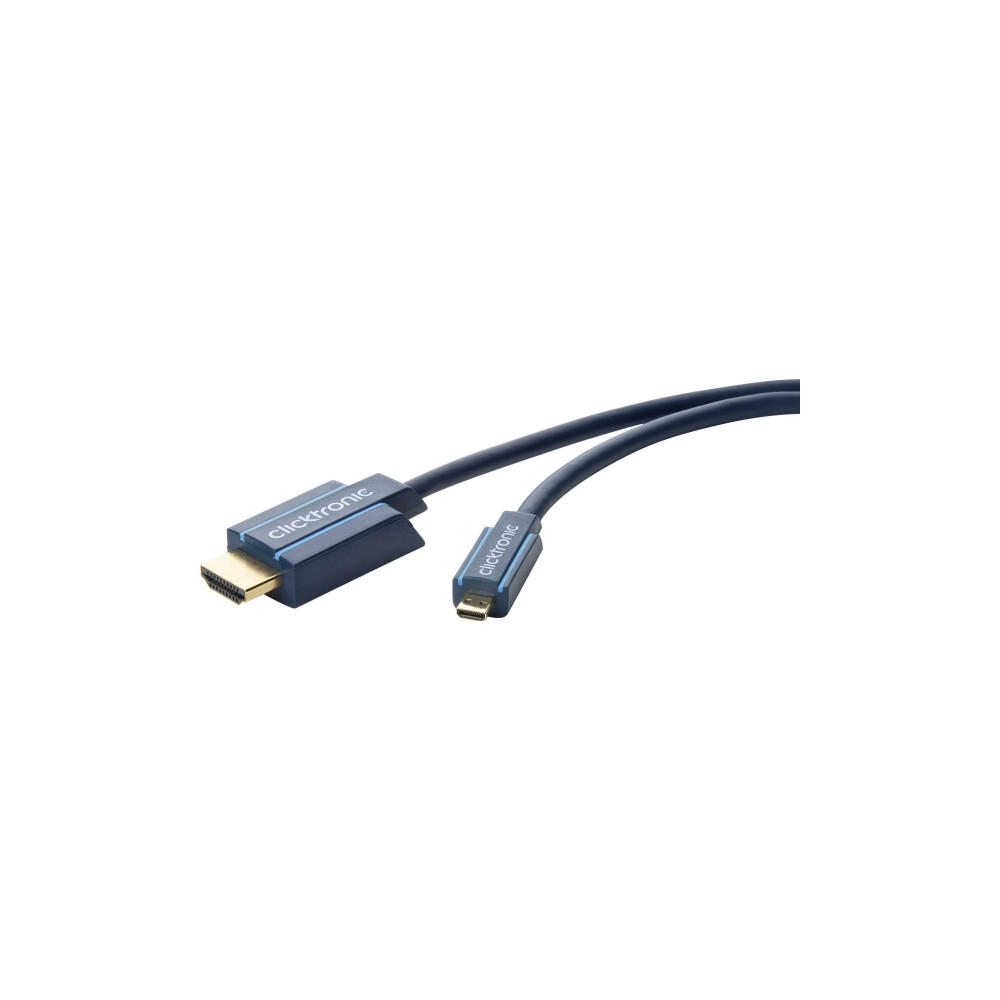 Produktbild för ClickTronic Casual Series HDMI-kabel med Ethernet - 5 m