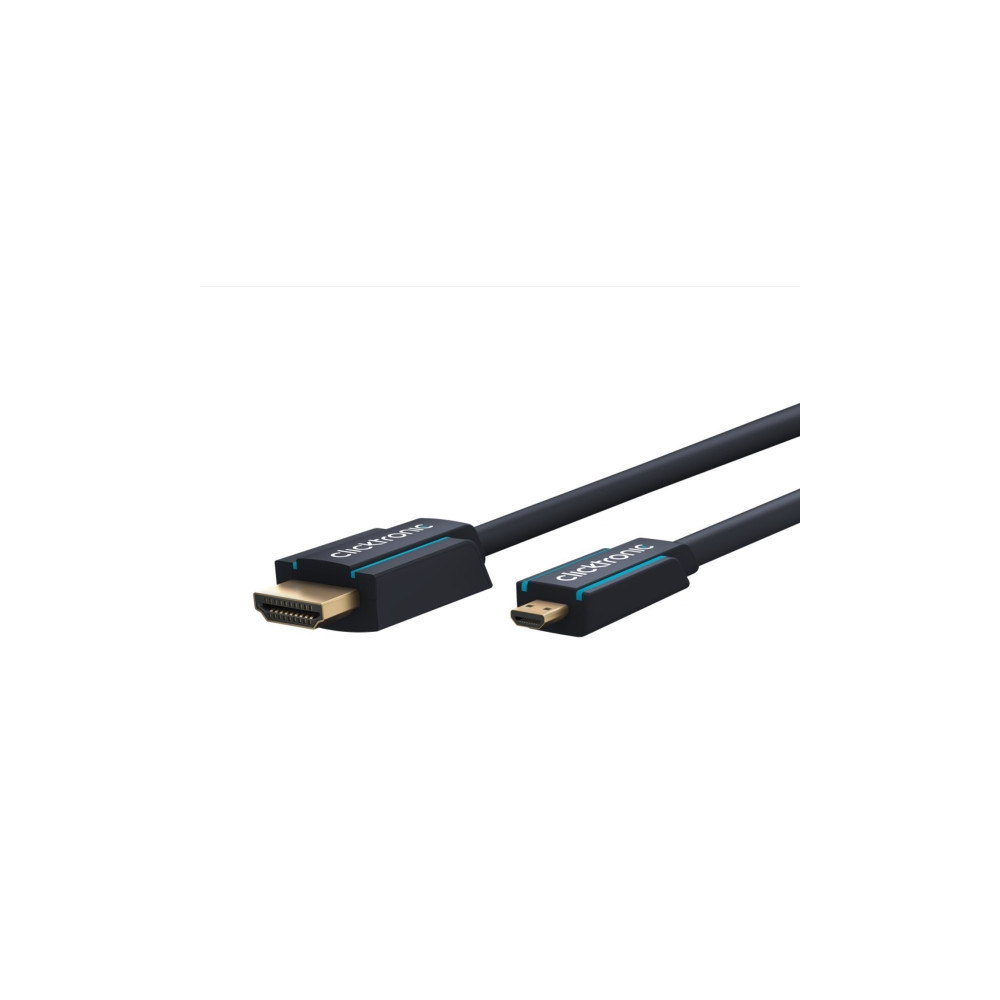 Produktbild för ClickTronic Casual Series HDMI-kabel med Ethernet - 5 m