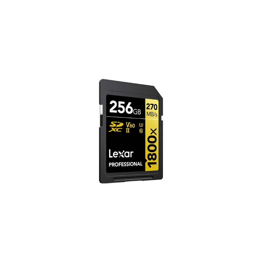 Produktbild för Lexar Professional GOLD Series - flash-minneskort - 256 GB - SDXC UHS-II