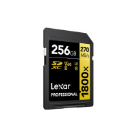 Produktbild för Lexar Professional GOLD Series - flash-minneskort - 256 GB - SDXC UHS-II