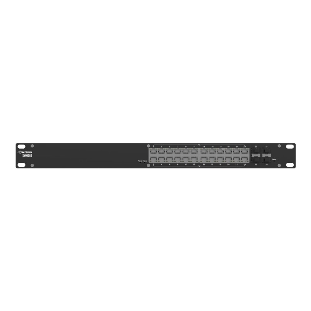 Produktbild för Teltonika SWM282 - switch - 24 portar - Administrerad - rackmonterbar