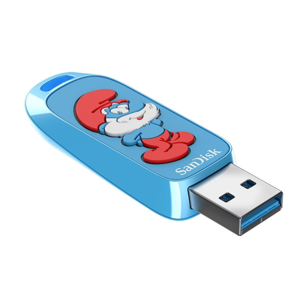 Produktbild för SanDisk Smurfs - Papa Smurf Edition - USB flash-enhet - 128 GB