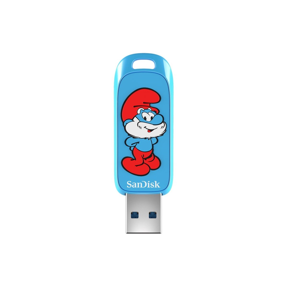 Produktbild för SanDisk Smurfs - Papa Smurf Edition - USB flash-enhet - 128 GB
