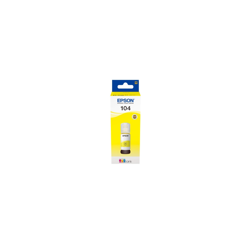 Produktbild för Epson EcoTank 104 - gul - original - bläcktank
